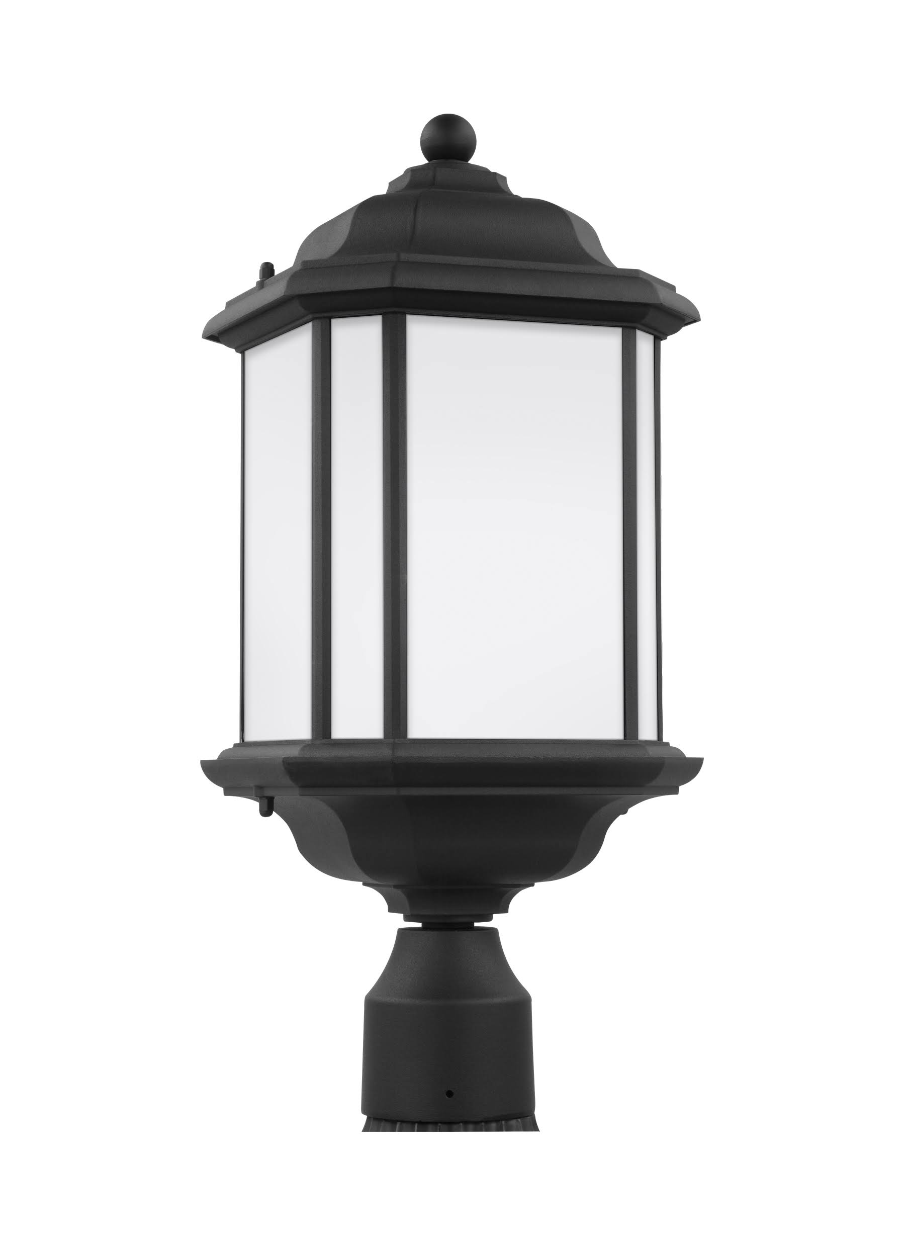 Sea Gull Lighting 82529-12 Kent One Light Outdoor Post Lantern - Black