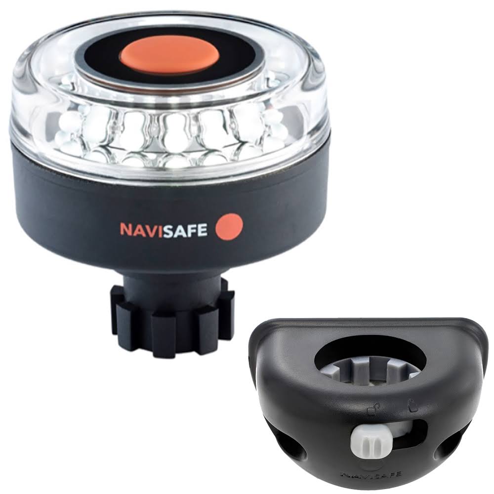 Navisafe White Navilight with Black Vertical Mount 042KIT8