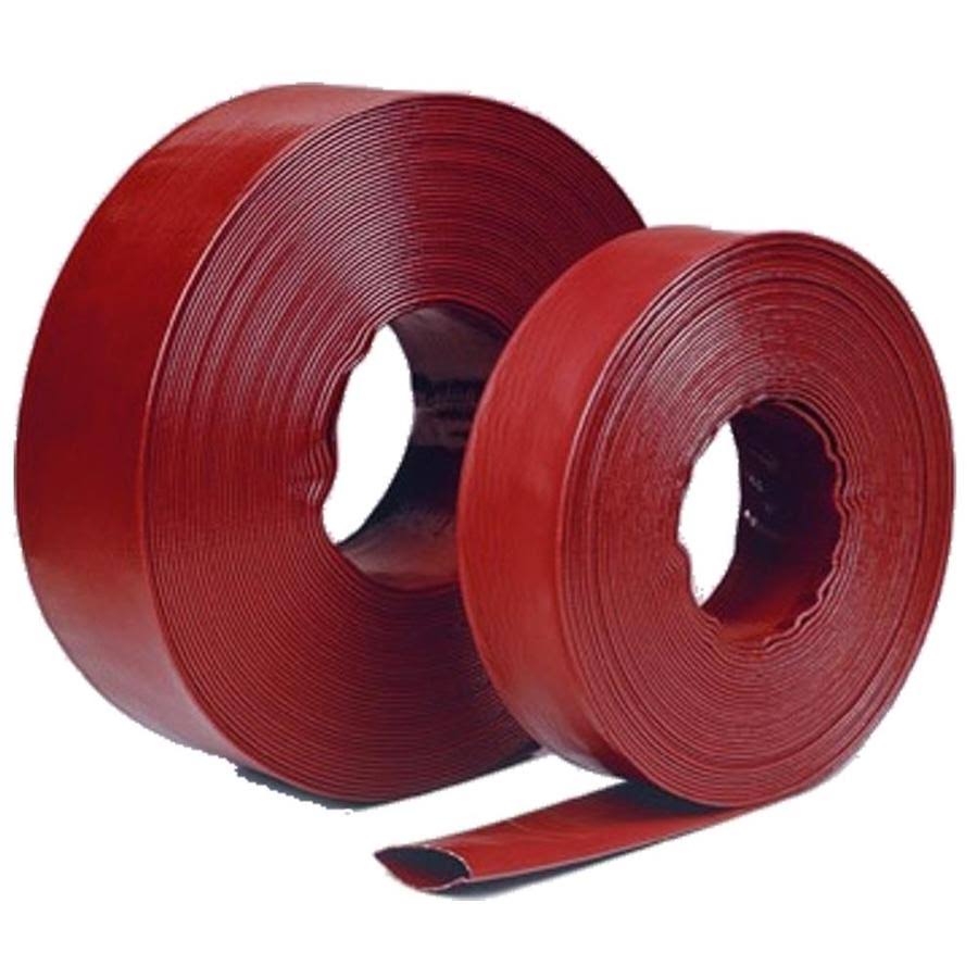 2 inch x 100& High Pressure Red Lay Flat Discharge and Backwash Hose