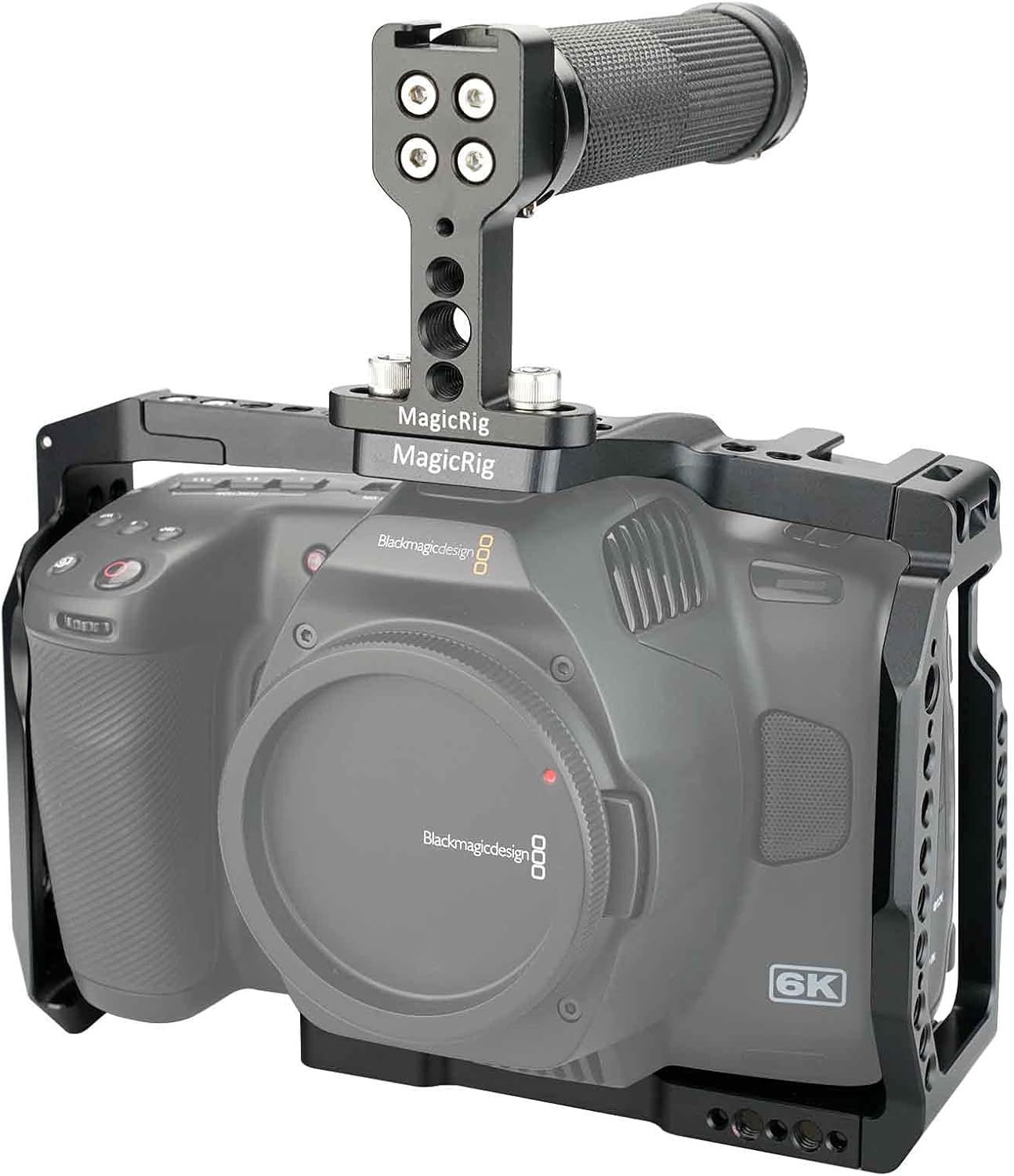 MAGICRIG BMPCC 6K Pro Cage with Top Handle Grip for Blackmagic Design Pocket Cinema Camera 6K Pro