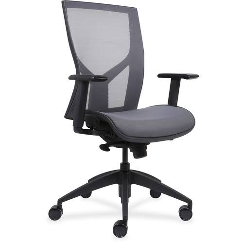 Lorell High-Back Chair with Mesh Back u0026 Seat (83110)