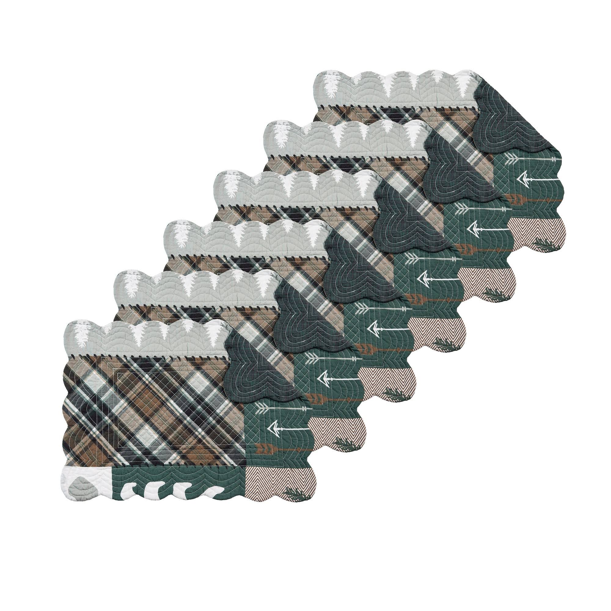 Cu0026F Home Fletcher Forest Placemat Set of 6