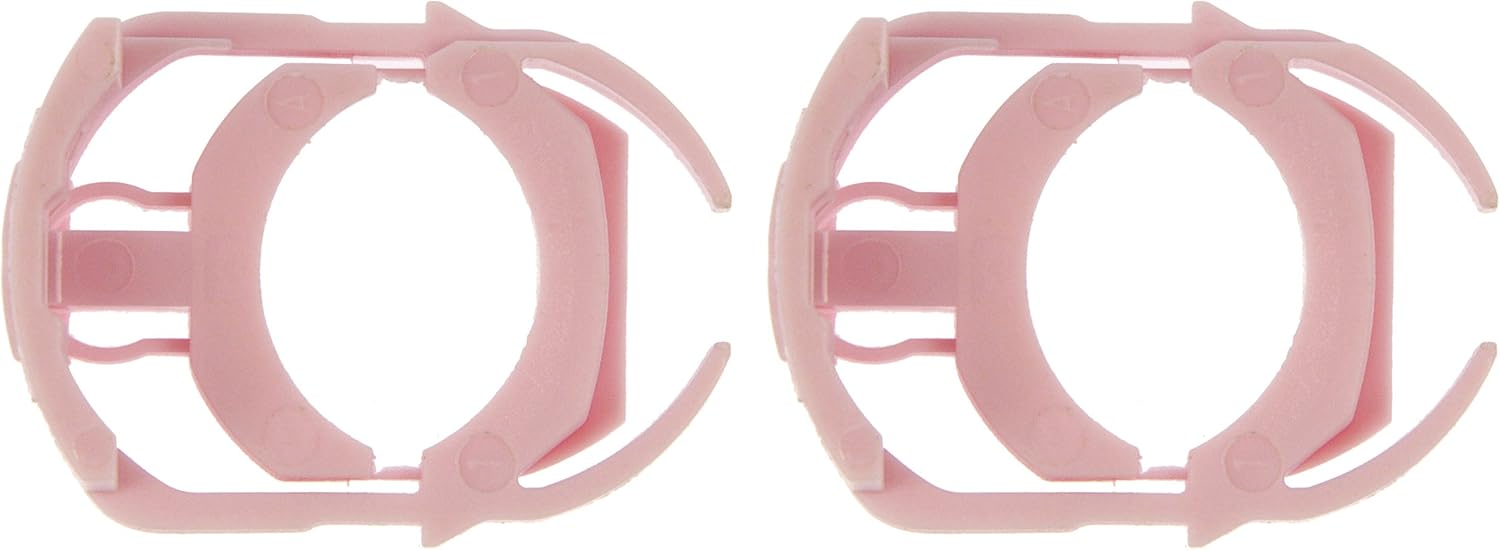 Dorman 800-042 Fuel Line Retaining Clip 5/16 In. Double Locking Compatible with Select Ford/Lincoln Models, 2 Pack