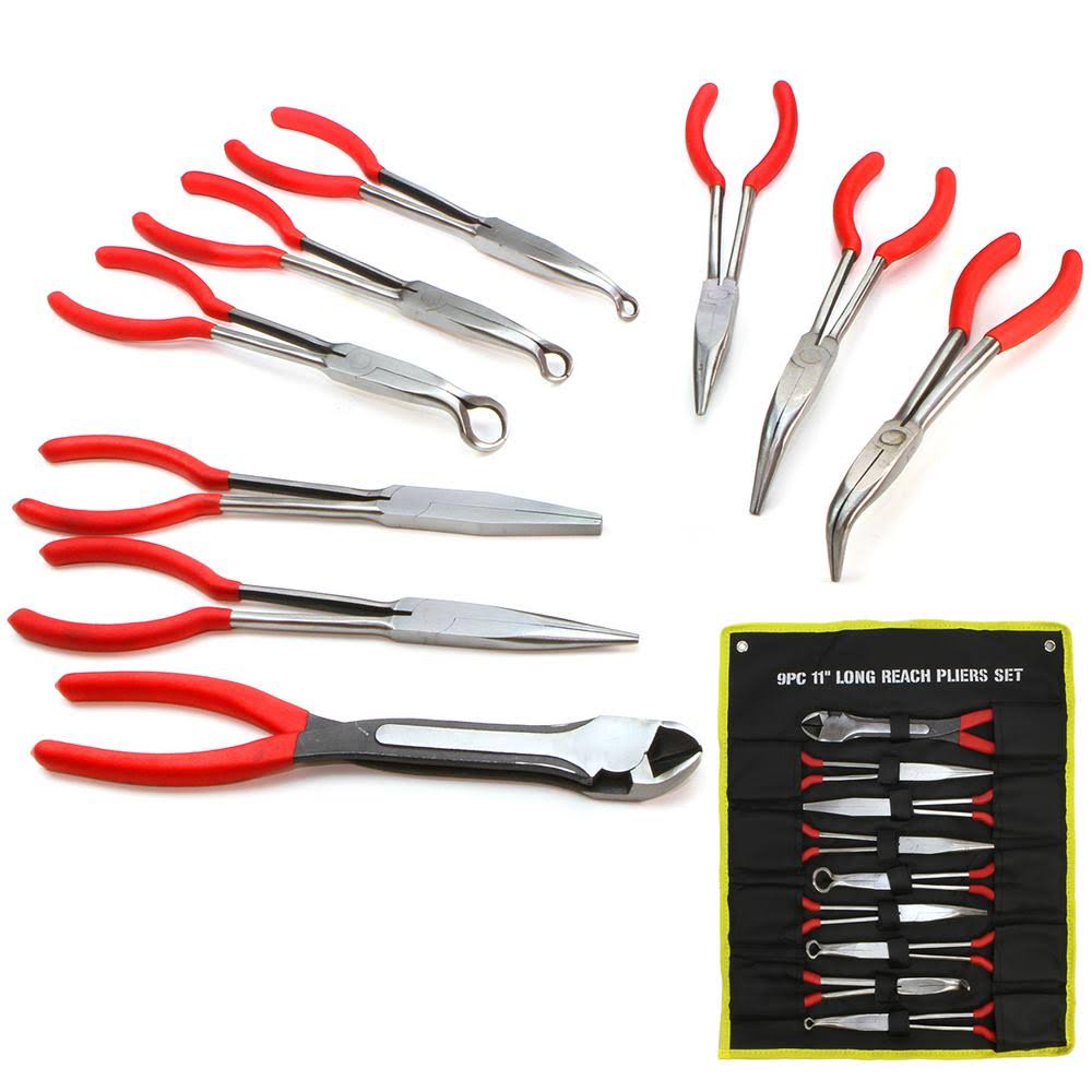 Xtremepowerus 11 in. Non-Slip Long Reach Plier (9-Piece)