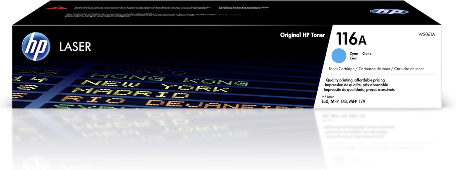 HP 116A | W2061A | Toner-Cartridge | Cyan Pack of 2