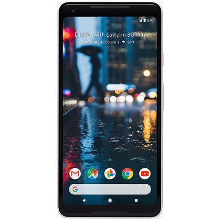 Google Pixel 2 XL G011a 64GB/128GB Smartphone Unlocked - Refurbished, Black