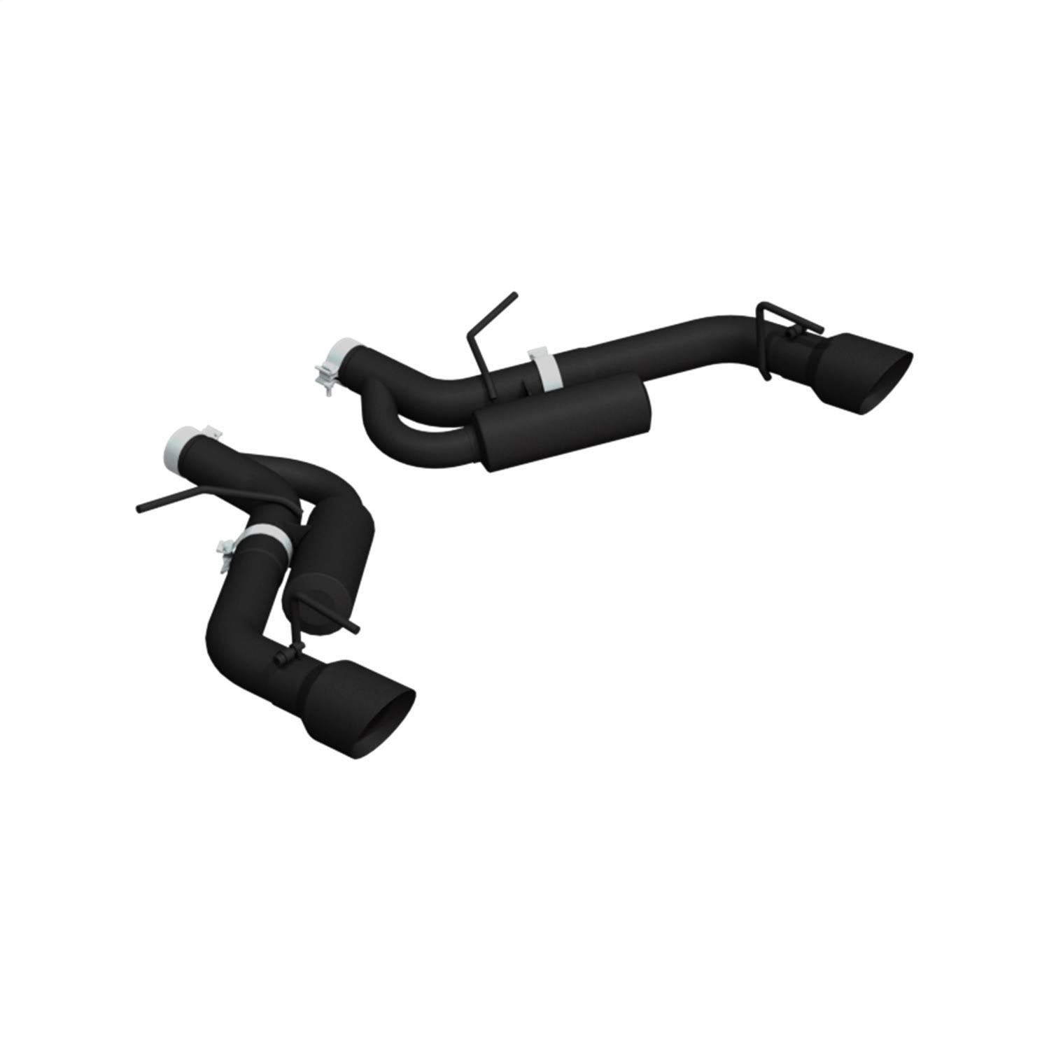 MBRP S7034BLK - Black Series 3x22 Axle-Back Exhaust System
