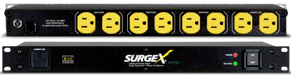 SurgeX SX-1115 Rackmount Surge protector