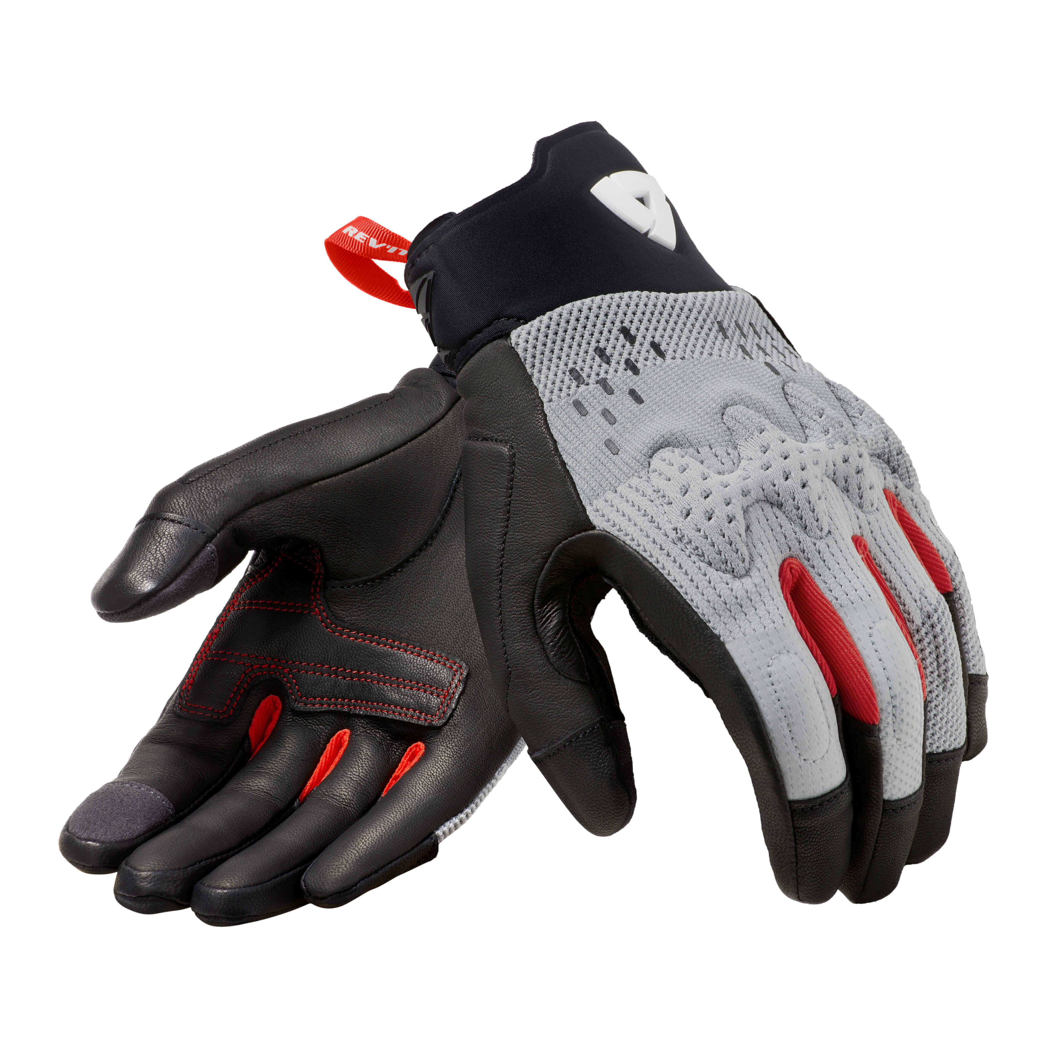 Revit Kinetic Gloves Light Grey-Black XXL