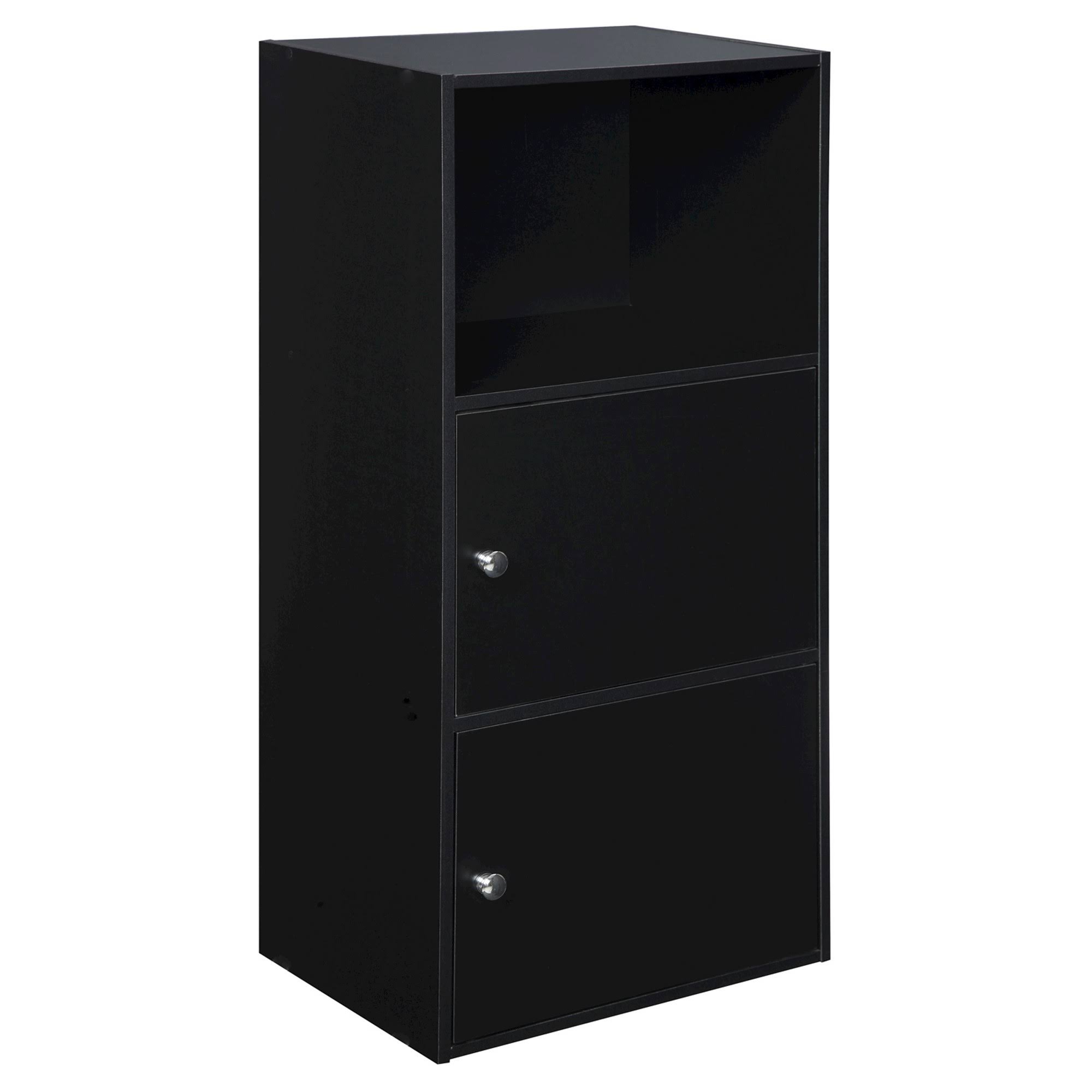 Xtra Storage 2 Door Cabinet - Convenience Concepts, Black