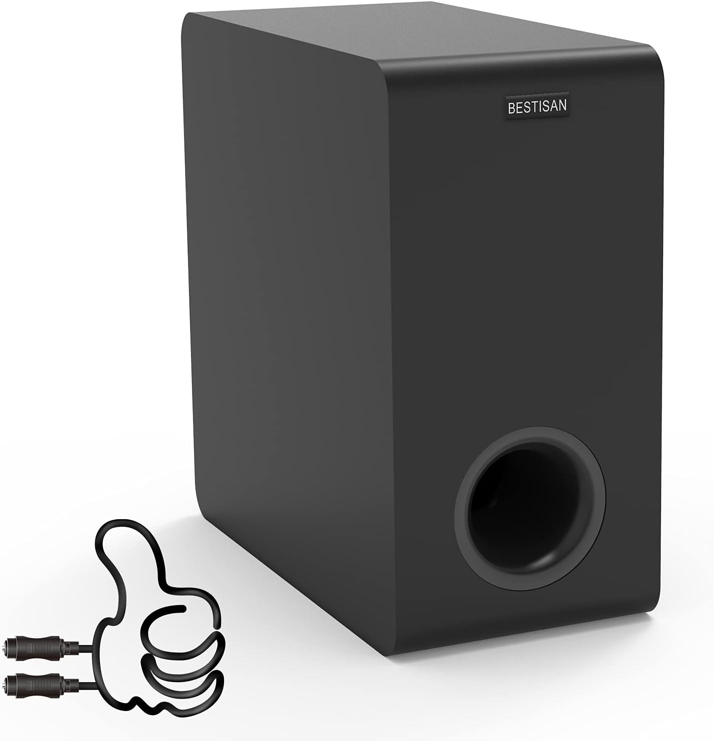Powered Subwoofer, Bestisan 6.5