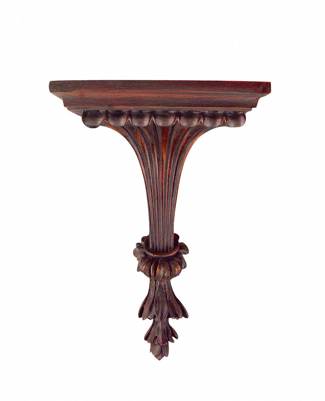 Hickory Manor House Fluted Leaf BRACKET; Brandywine
