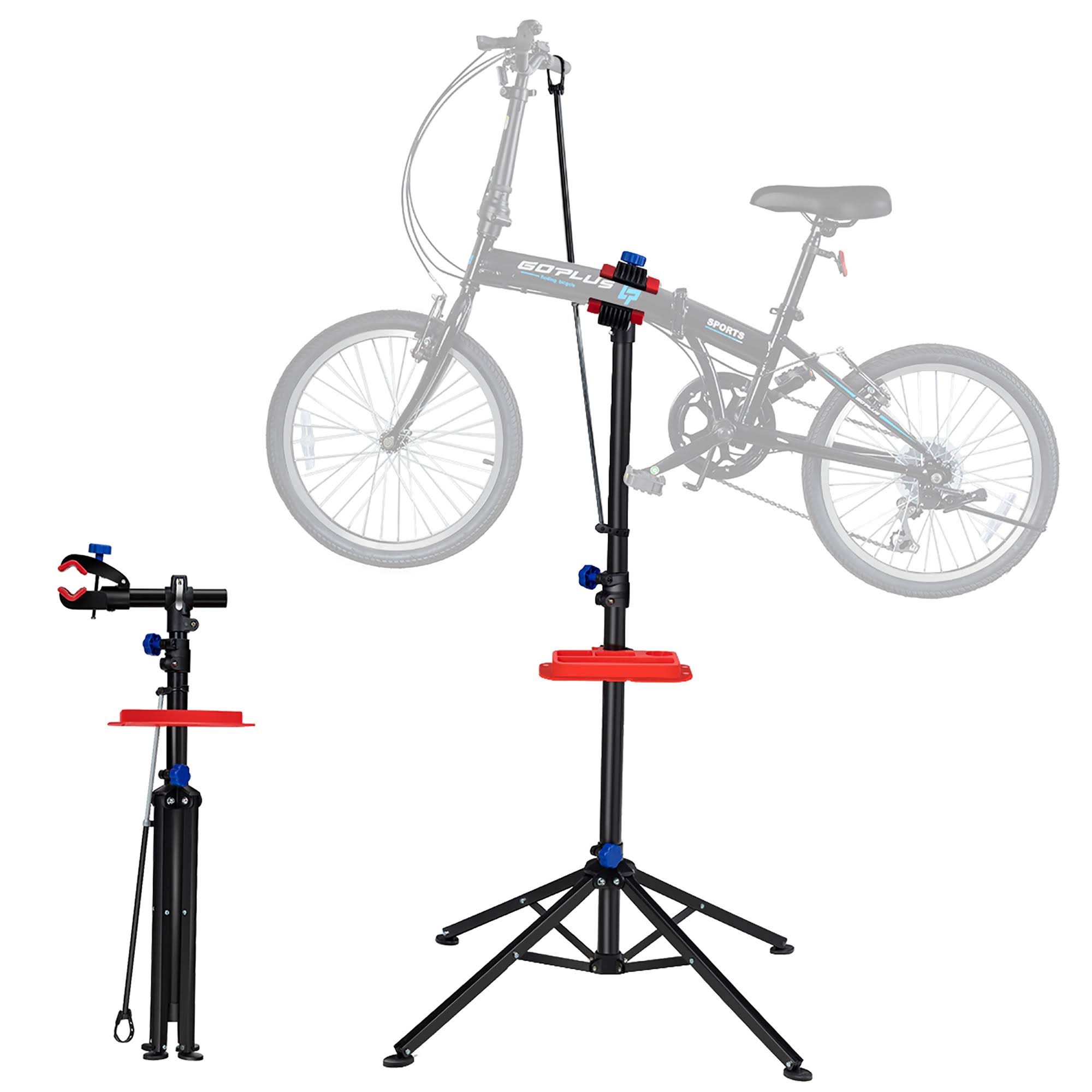 IRONMAX Pro Bike Adjustable 43&& to 71&& Cycle Bicycle Rack Repair Stand w/ Tool