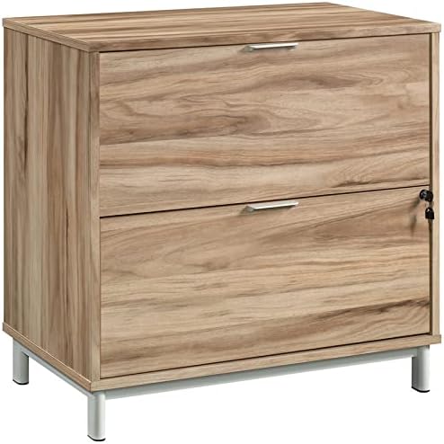 Sauder Portage Park 2 Drawer Wooden Lateral File in Kiln Acacia