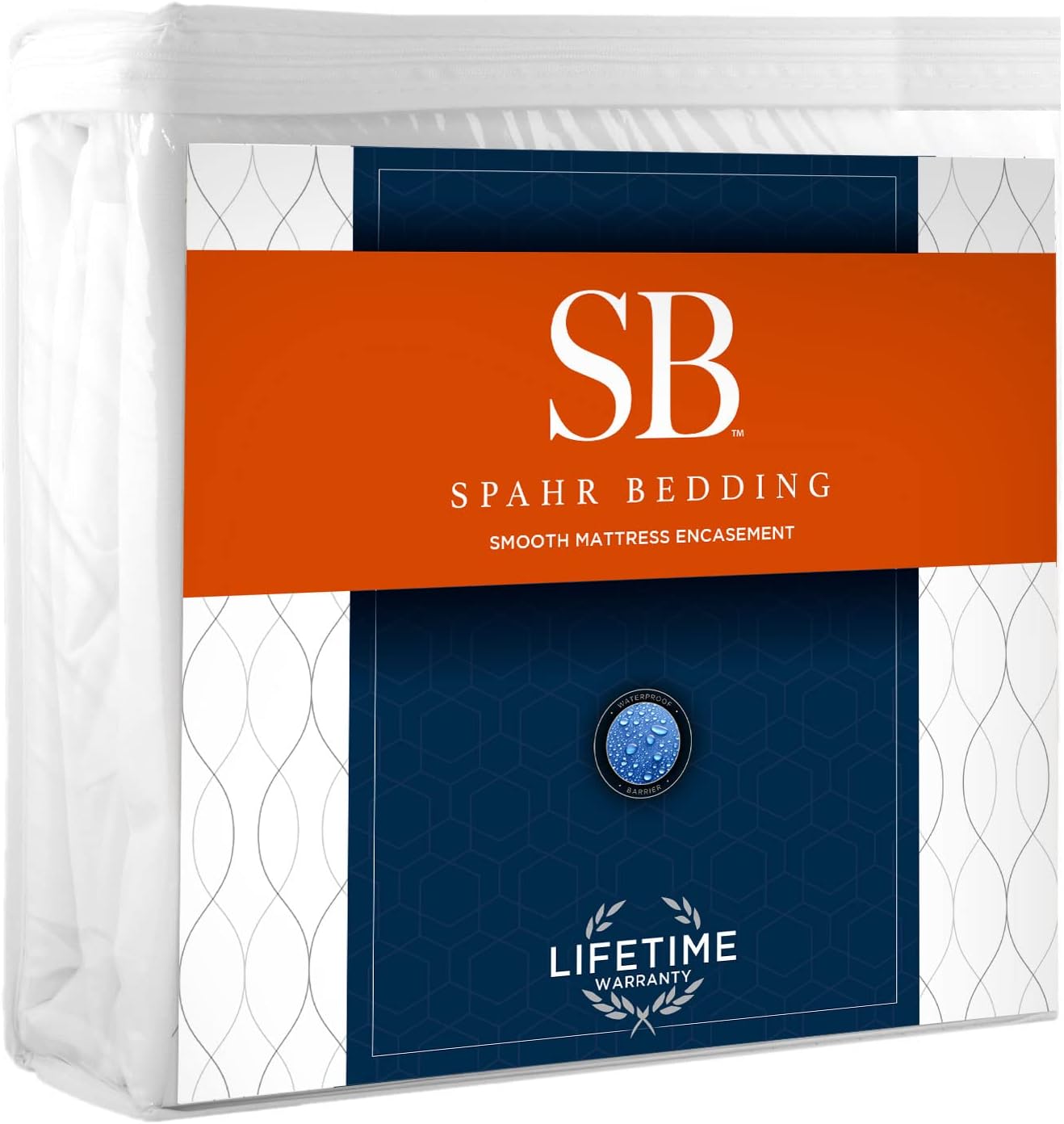 Spahr Bedding 6 Sided Mattress Cover - Zippered Encasement Mattress Protector- 100% Waterproof, Safe, Complete, Breathable Protection - King Size Pack of 2