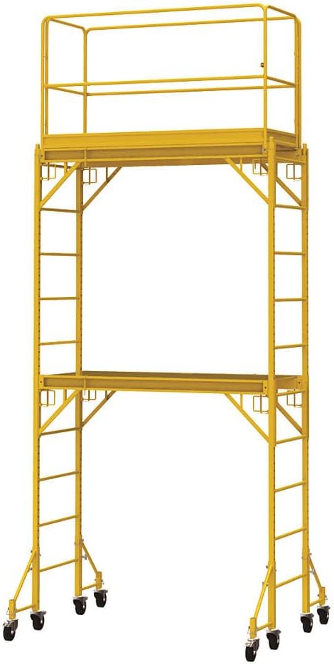 Metaltech Multipurpose Maxi Square Baker-Style Scaffold Tower Package - 12ft. 820-Lb. Capacity, Model Number I-TCISC