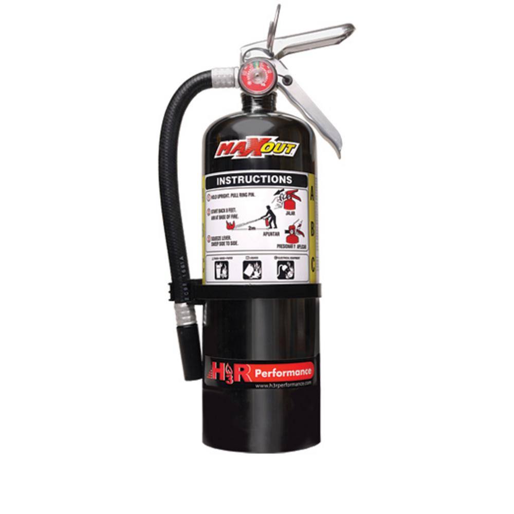 H3R Performance MaxOut 5 lb Dry Chemical Fire Extinguisher (Black) - MX500B