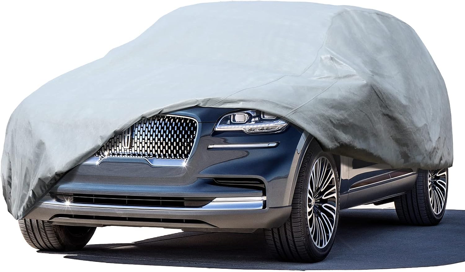 Leader Accessories SUV Cover 100% Dustproof Wind Resistant Outdoor Car Cover Up to 195''
