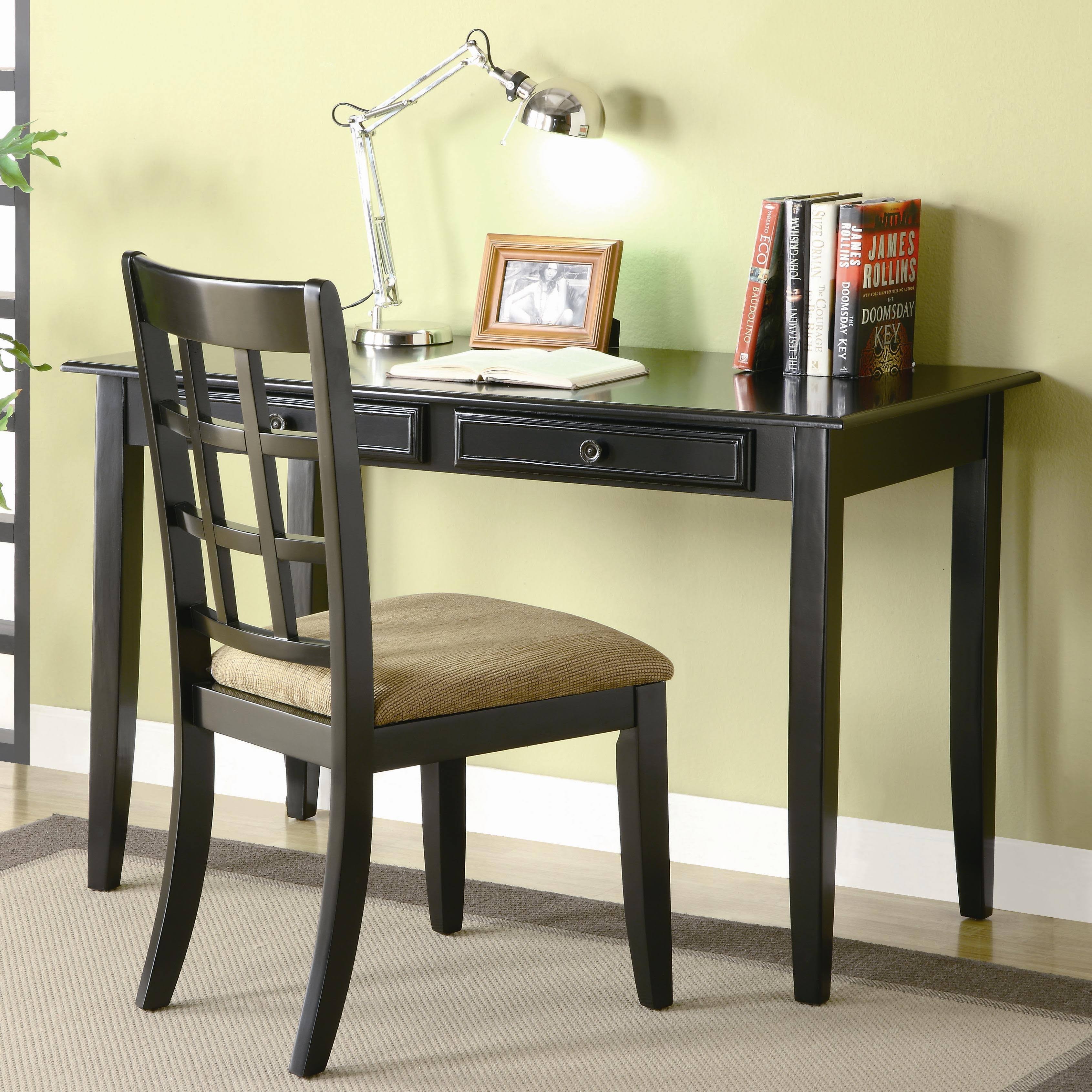 Coaster Black Desk and Chair Set 800779