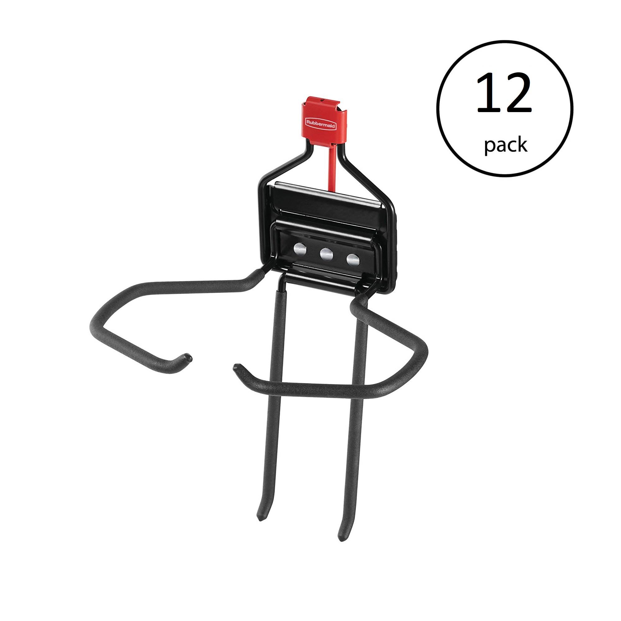 Rubbermaid Storage Shed Space Saving Large Mounted Power Tool Holder (12 Pack)
