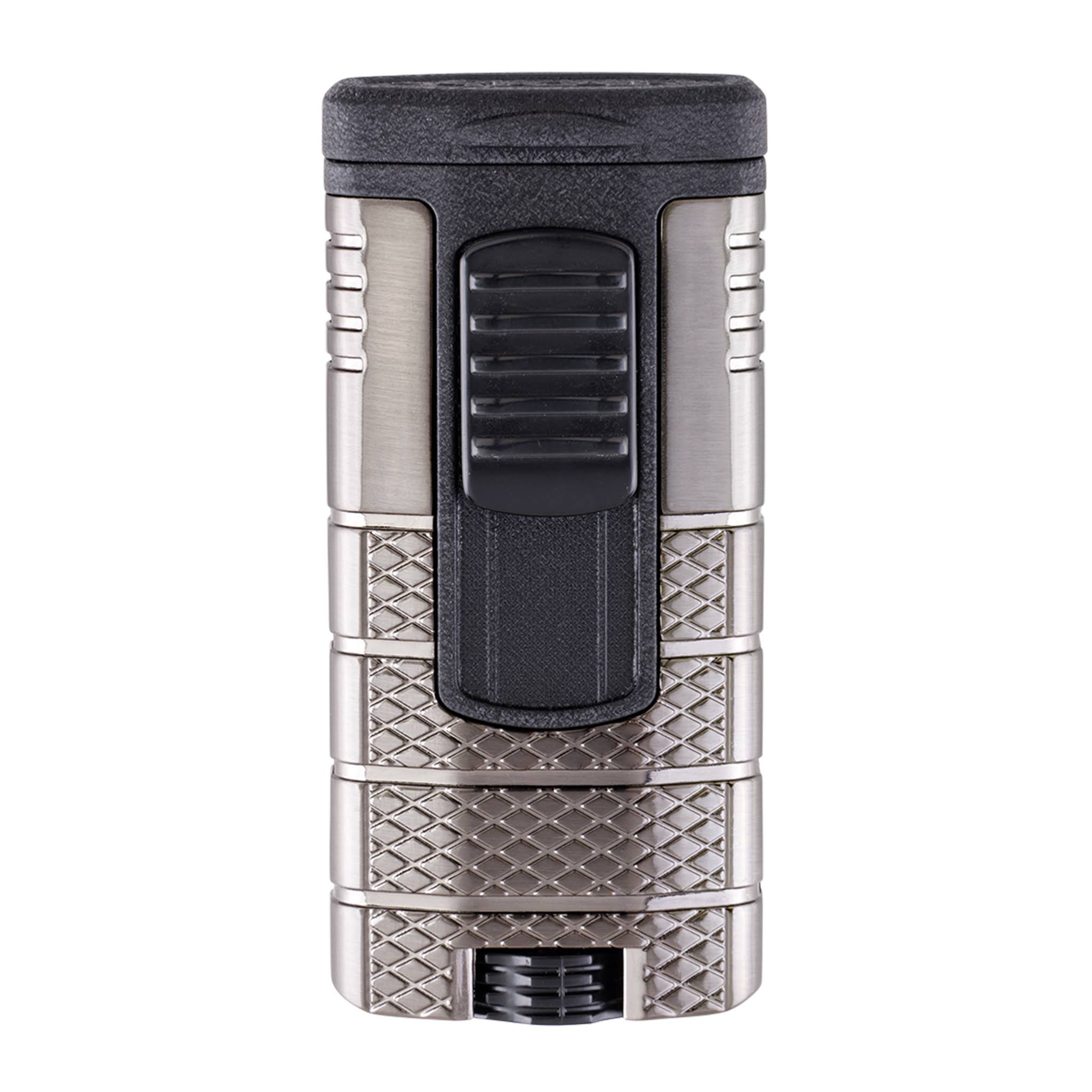 Xikar Tactical Triple-Jet Flame Lighter Gunmetal u0026 Black