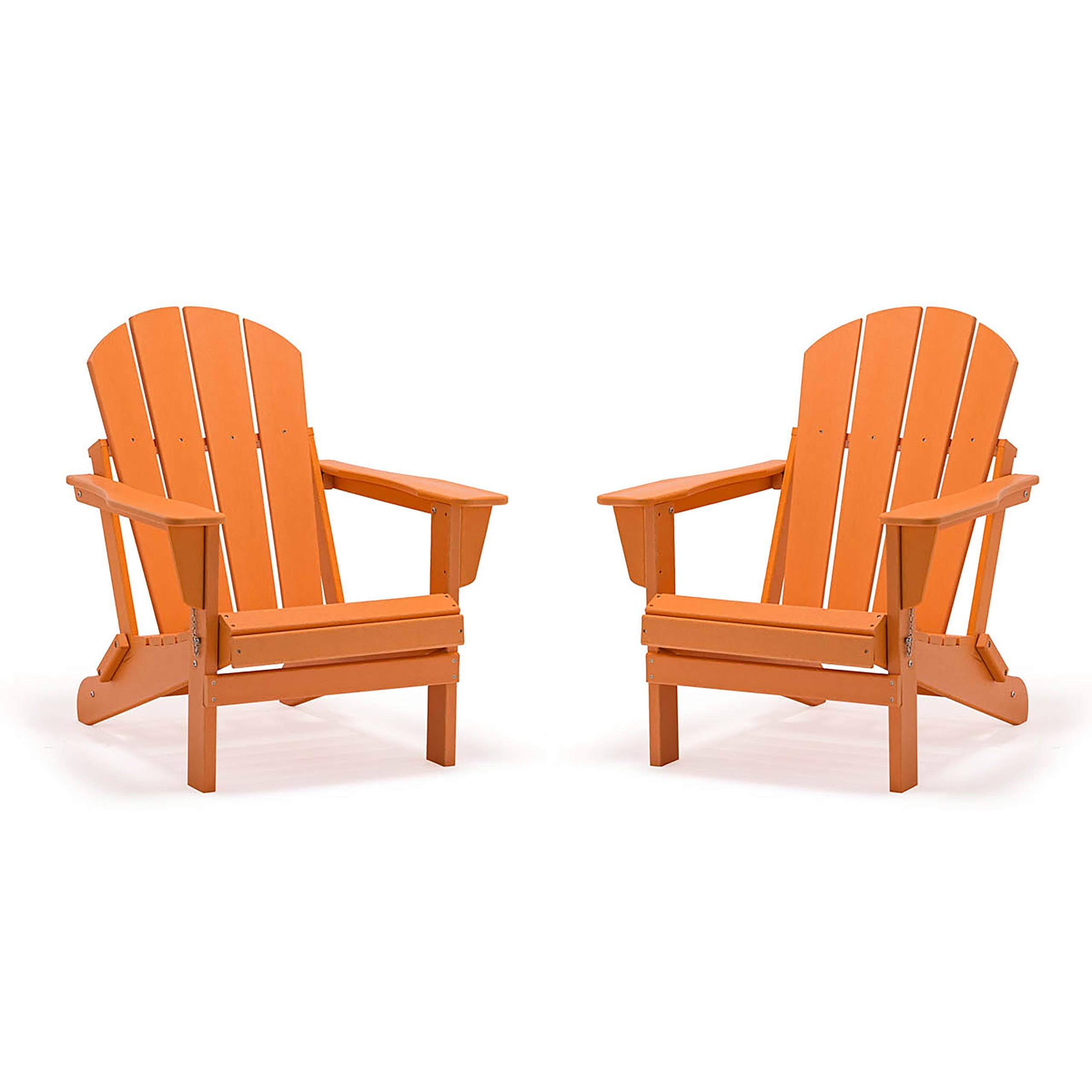 Westintrends Folding Adirondack Chairs Furniture Outdoor Seating Weather Resistant for Patio, Balcony, Garden, Backyard, Deck, L