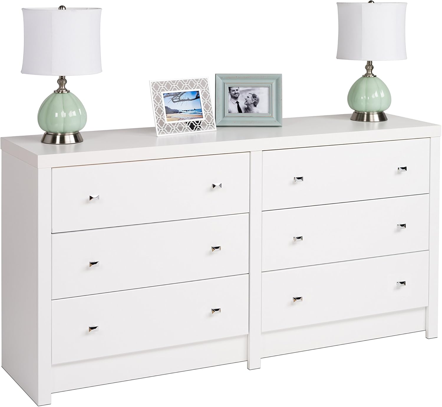 Prepac Calla 6-Drawer Dresser, White