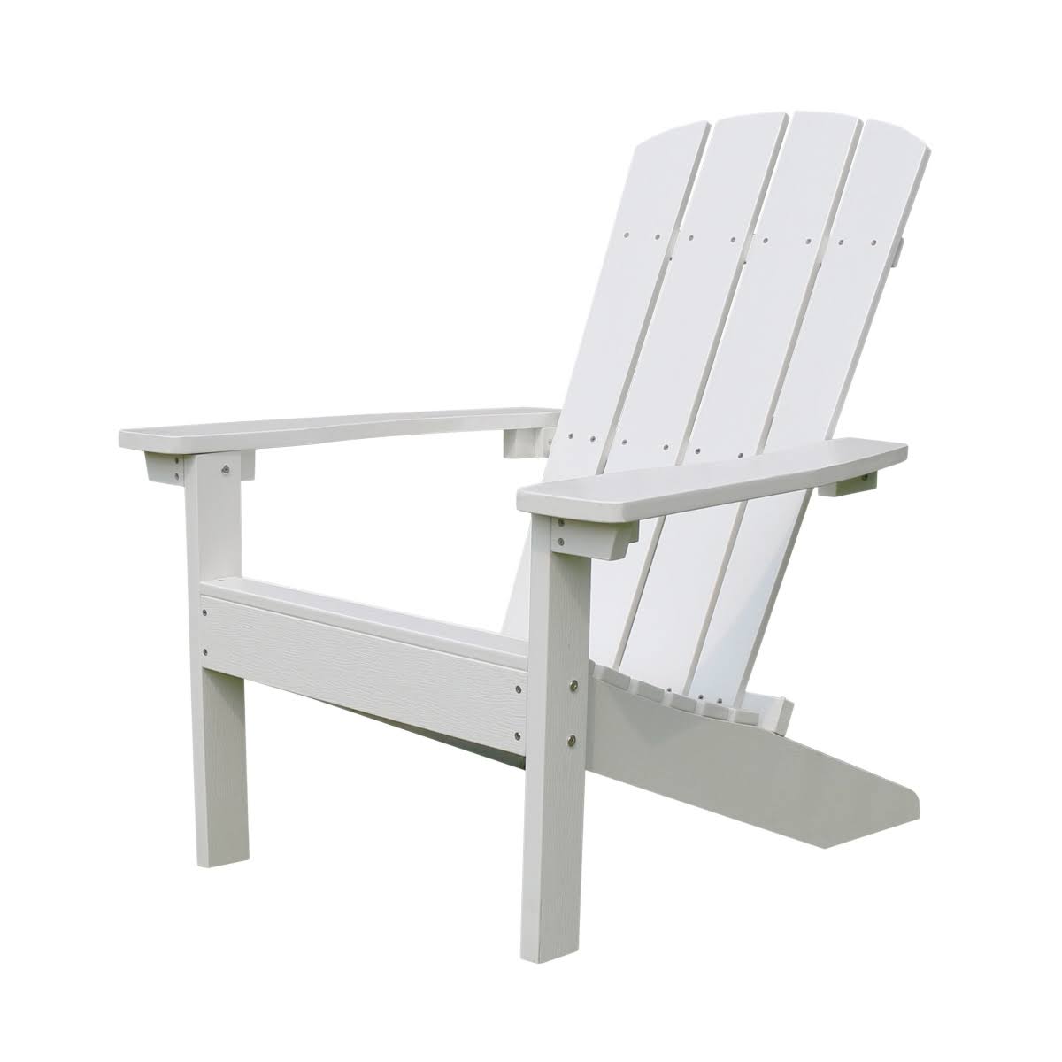Northbeam Lakeside Faux Wood Adirondack Chair - White