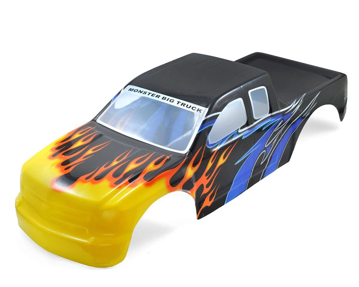 Redcat Racing 50904 1/5 Truck Body Black Flame