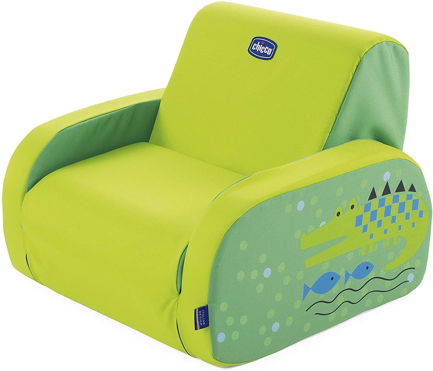 Chicco Twist Crocodile Armchair, Green, 1 Count (Pack of 1)