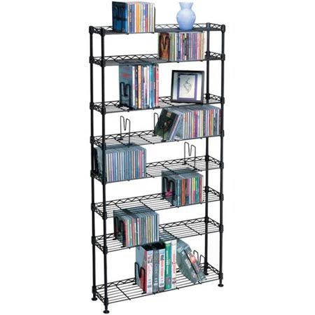 Symple Stuff 8-Tier Adjustable Multimedia Wire Rack, Silver
