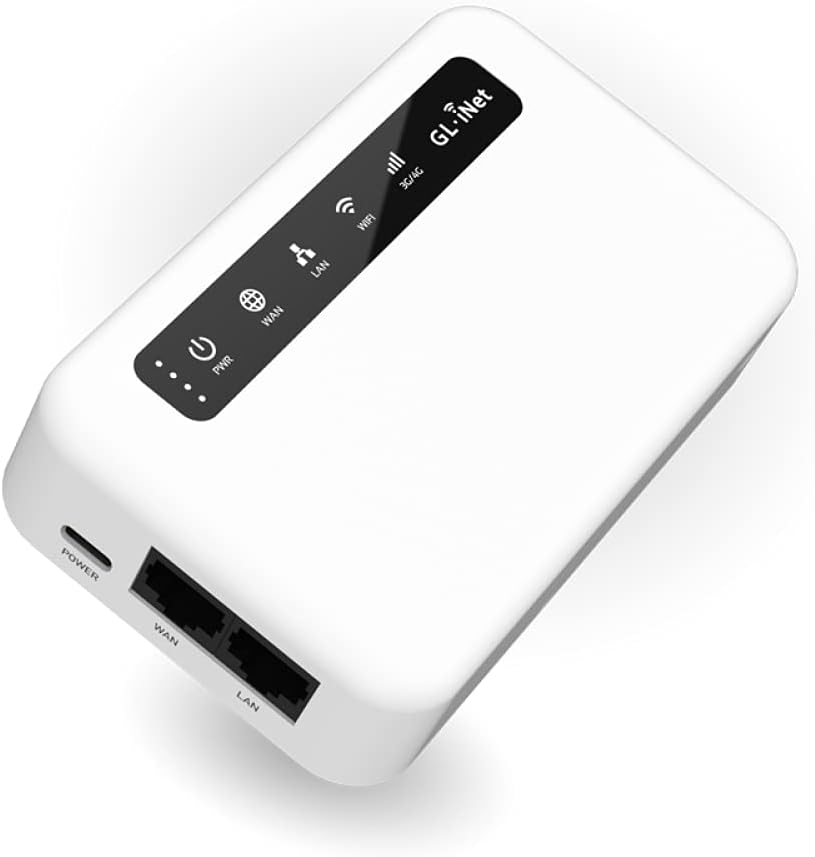 GL.iNet GL-XE300 (Puli) 4G LTE Industrial IoT Gateway, T-Mobile Only, Router/Access Point/Extender/WDS, OpenWrt, 5000mAh Battery, OpenVPN, Remote SSH, WPA3, IPv6 (EC25-AF), for North America only