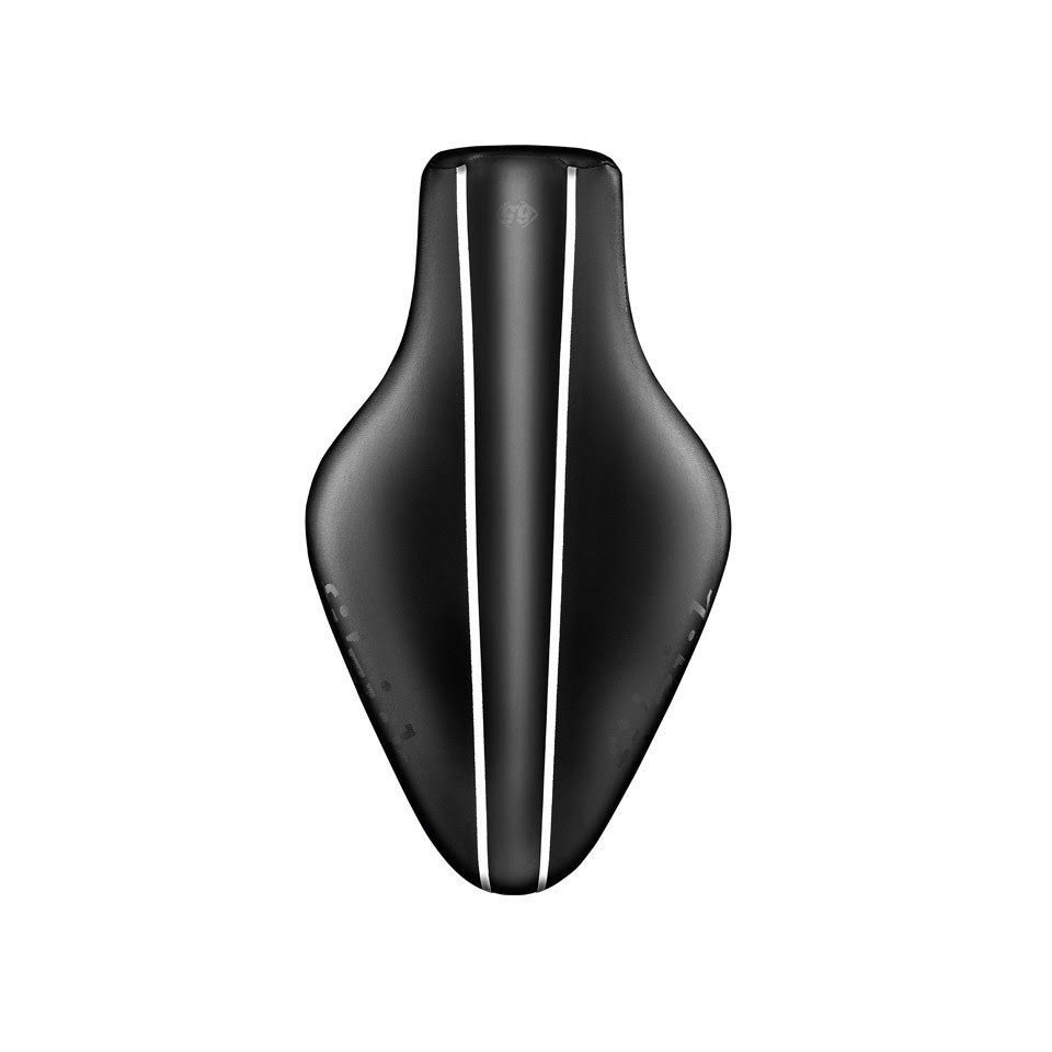 Fizik Tritone 6.5 Saddle 7x9 with Braided Rails: Gray Black