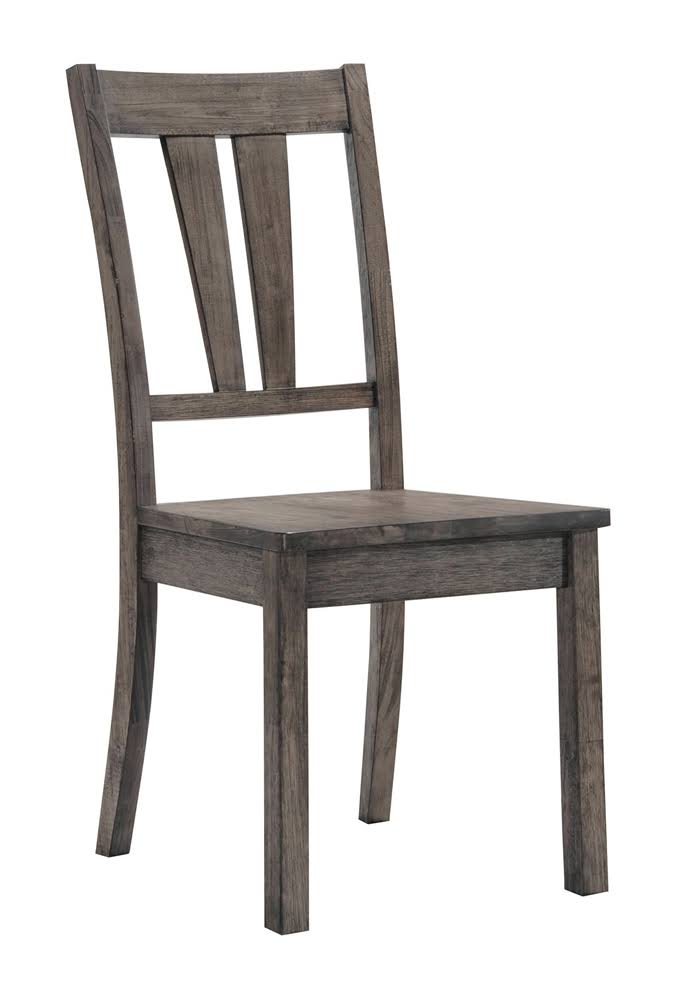 Picket House Furnishings - Grayson Fan Back Chair W. Wooden Seat Set of 2 - DNH100SCWVS