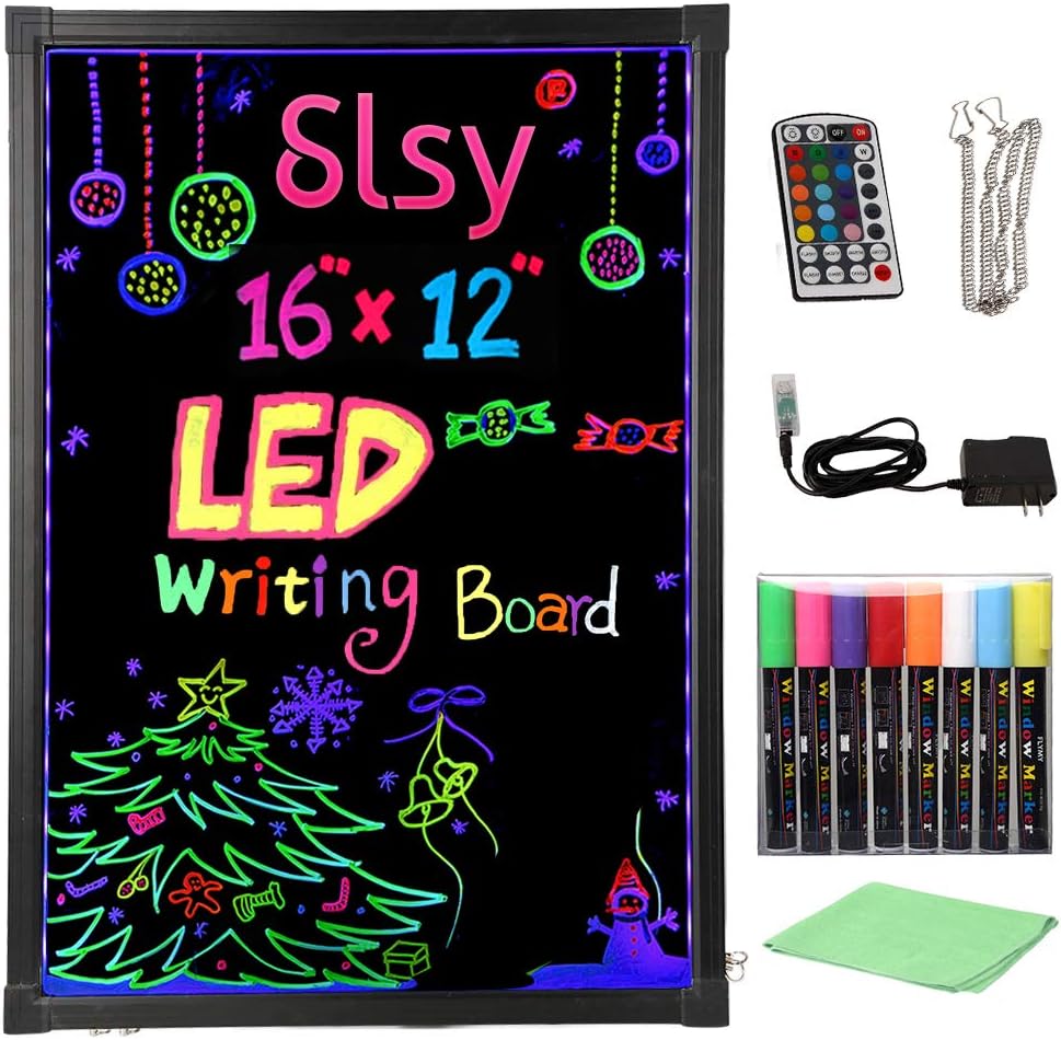 Slsy Illuminated LED Message Writing Board, 16