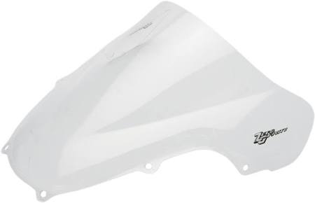 Zero Gravity Double Bubble Windscreen Light Smoke (16-106-02), Black