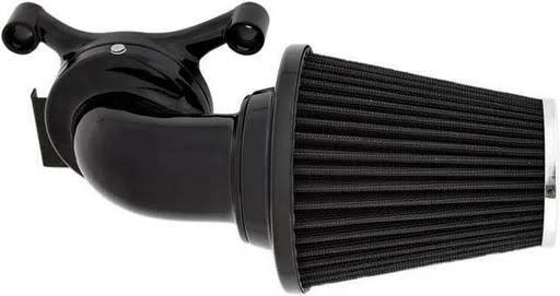 Arlen Ness Monster Sucker 90-Degree Air Cleaner Kit Standard Black #81-005