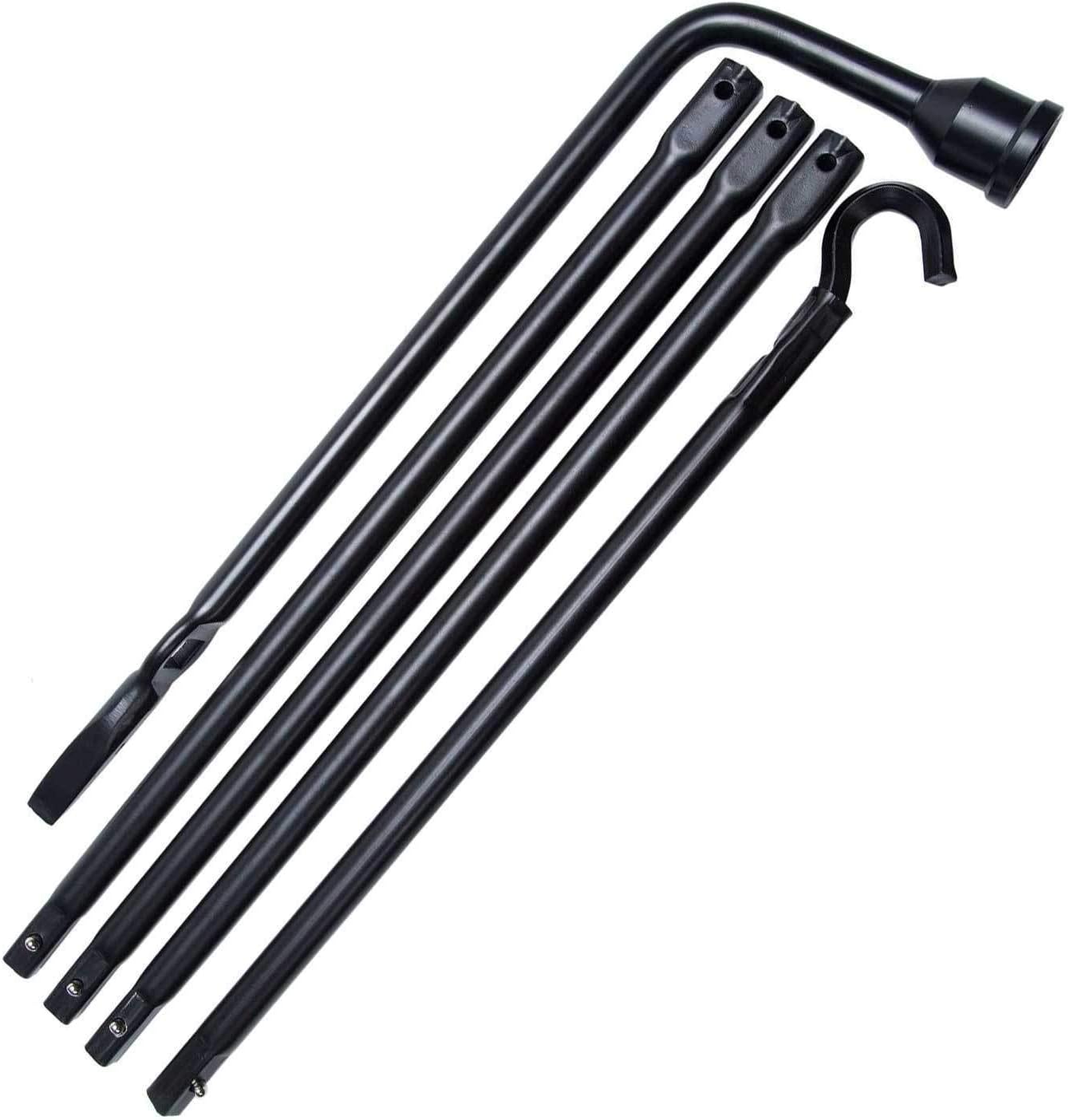 Bowoshen for 2002-2015 Dodge Ram 1500 Spare Tire Lug Wrench Tools Kit & 2T Scissor Jack