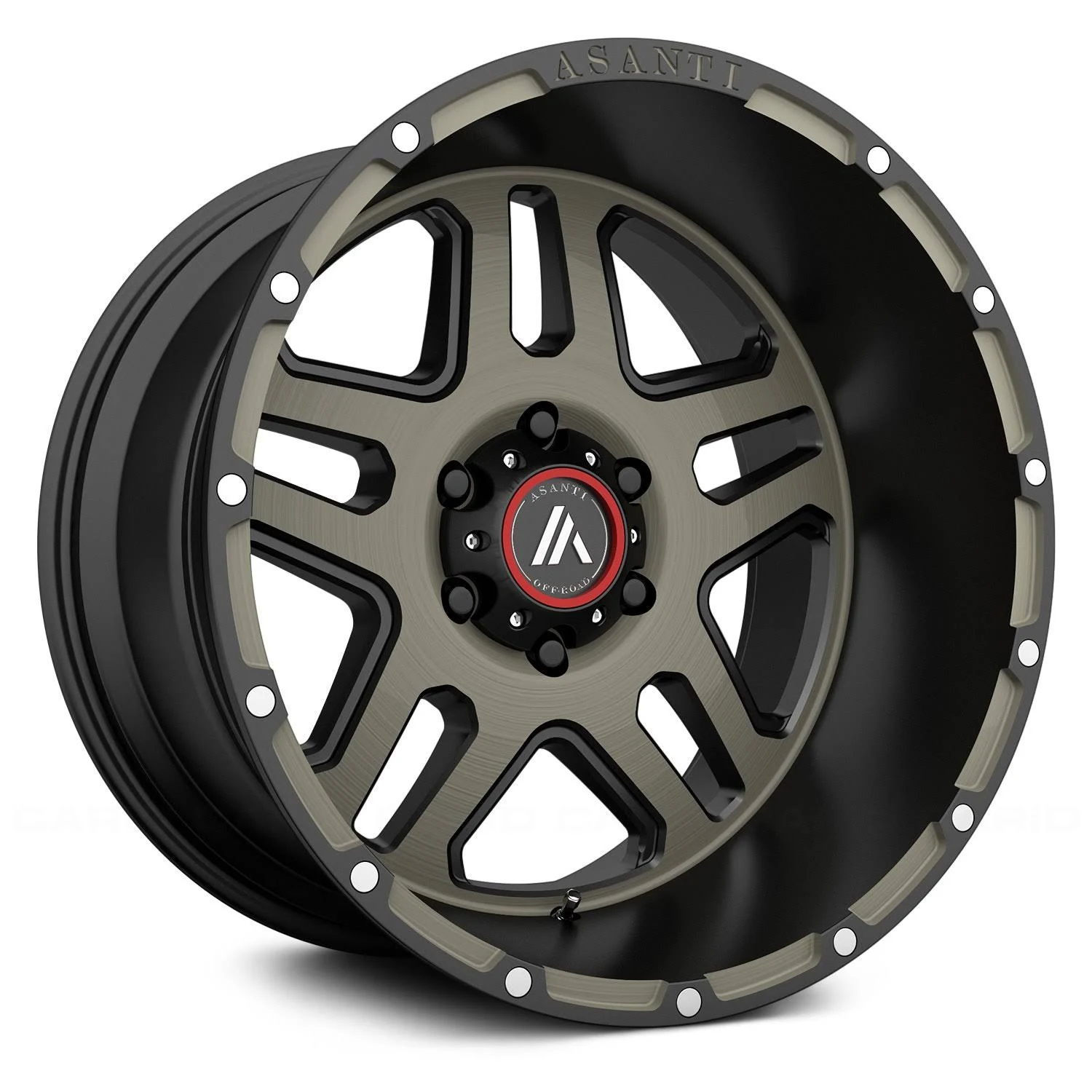 Asanti Off Road Ab809 Enforcer 22x10 5x5x22 -18mm Black/Machined/Tint Wheel Rim