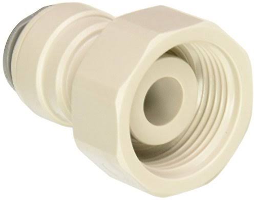 John Guest PI451616CS Female Connector, 1/2x22 OD x 3/4x22 BSPP (Pack of 10)