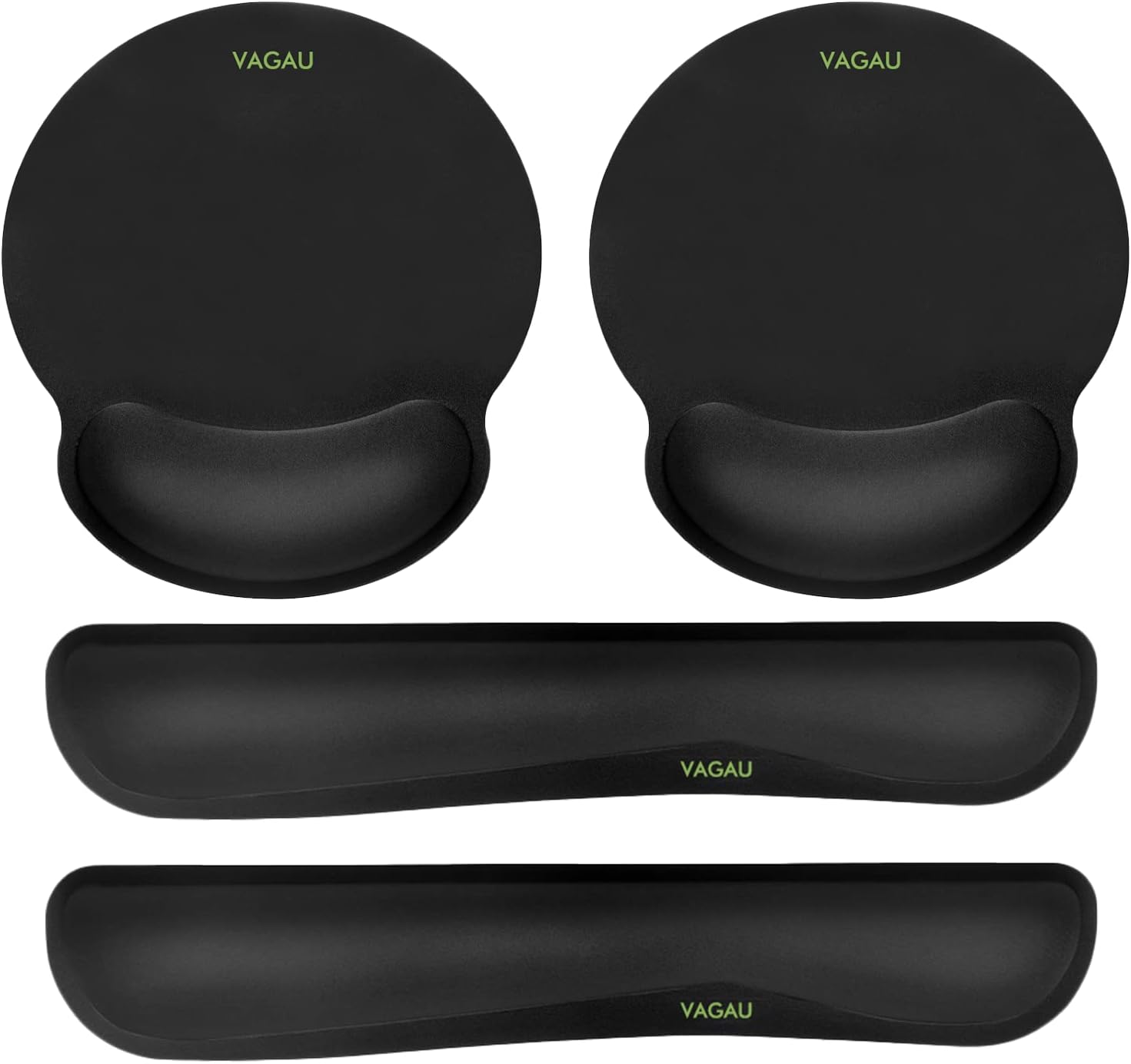 Comfy Mee Premium Memory Foam Keyboard and Mouse Wrist Rest Pads Set- for Comfortable Typing &Wrist Pain Relief (Pack of 2)