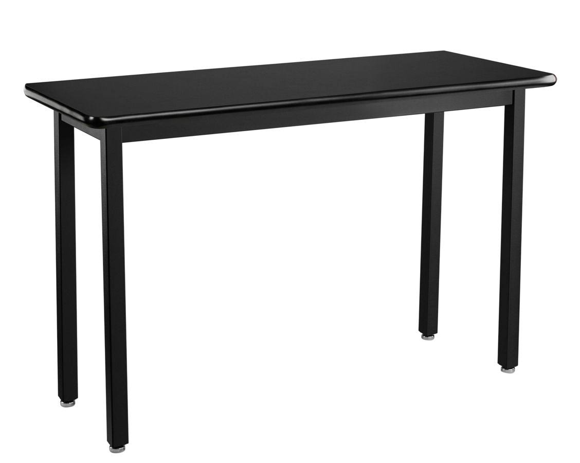NPS HDT 7 Black HPL Top Heavy Duty Table - 18x60