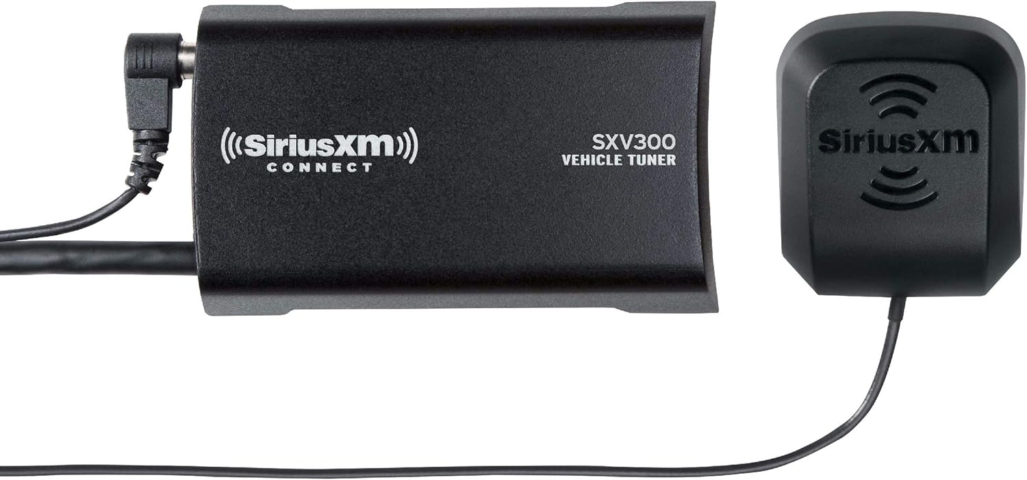 SiriusXM SXV300V1 Satellite Radio Vehicle Tuner, First 12 Months Only $99 OR First 3 Months Free Service w/ Subscription, Add to Any SiriusXM-Ready Car Stereo SXV300V1 Black
