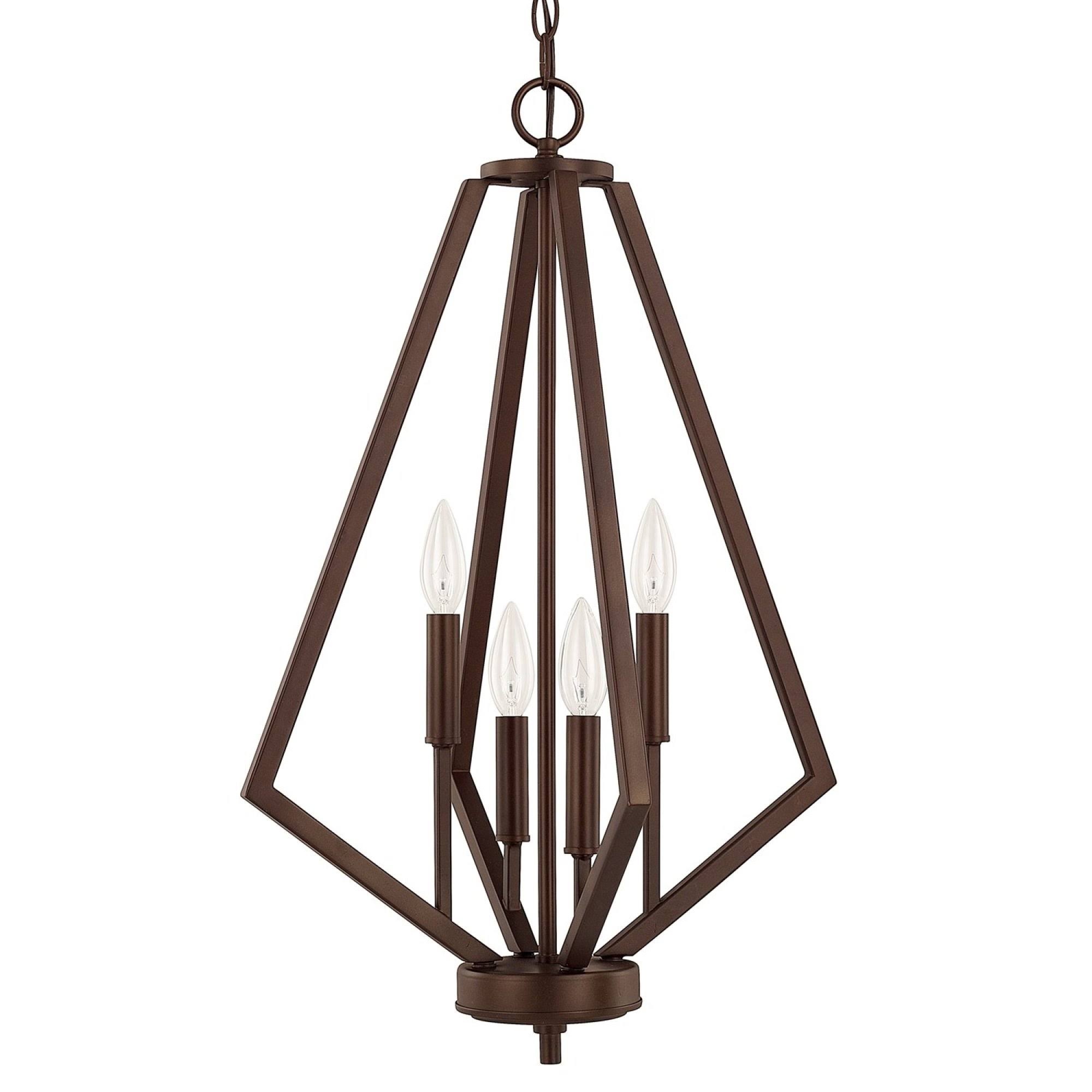 Capital Lighting 514441BZ - HomePlace Baxley 4 Light Foyer, Bronze