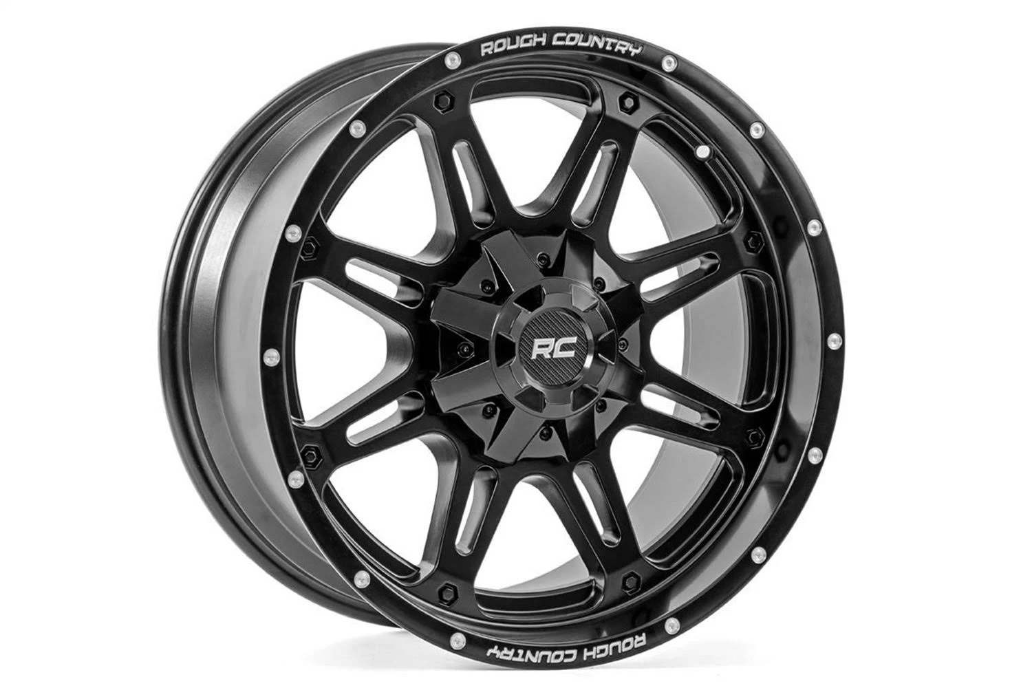 Rough Country 94200907 One-Piece Series 94 Wheel 20x9 5x5, Black