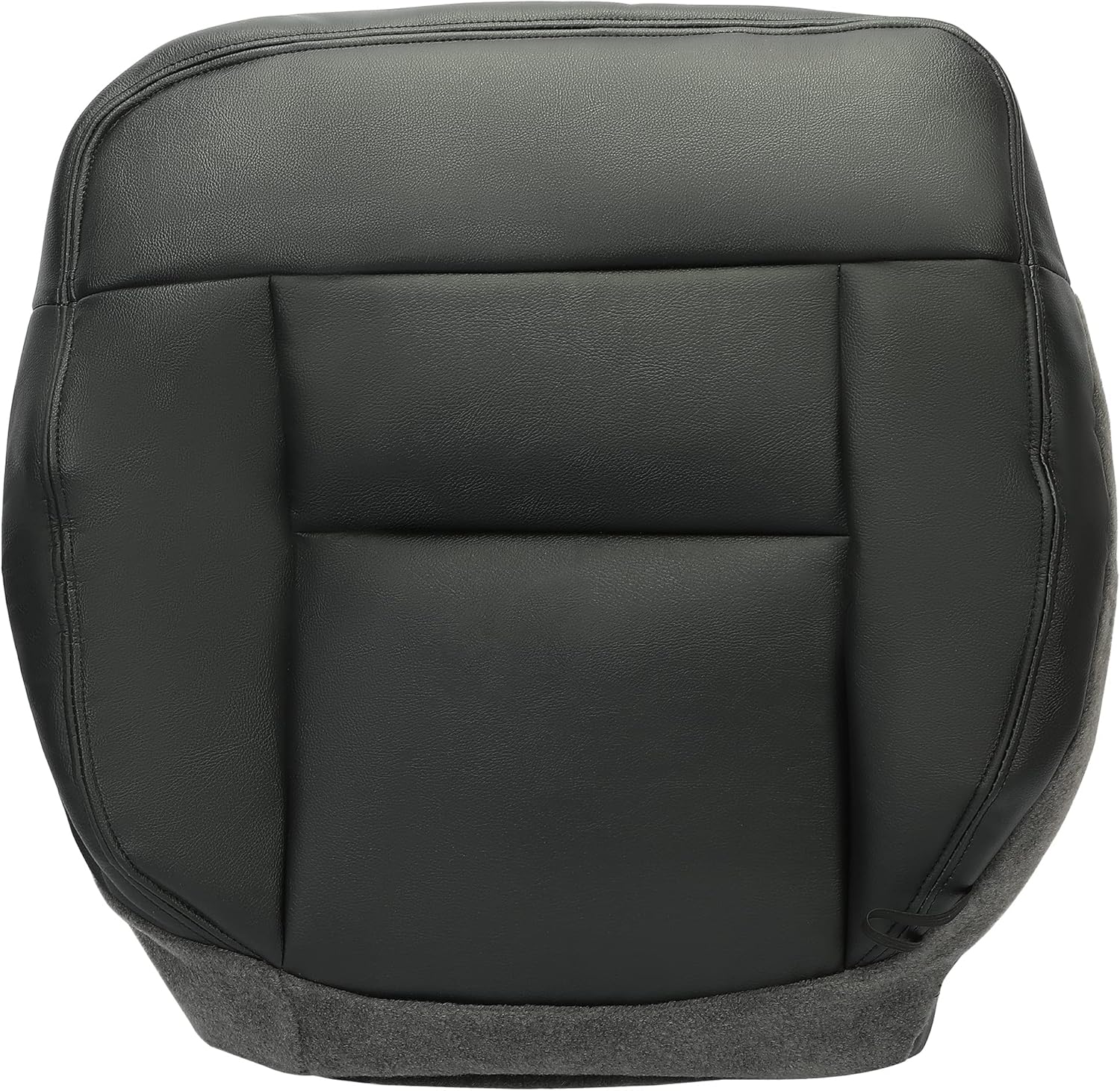 Kojem Seat Cover Compatible with 2004-2008 Ford F150 FX4 4X4 4WD F150 Lariat XLT Super Crew Crew-Cab Single-Cab Regular-Cab Left Driver Side Bottom Seat Cloth Black