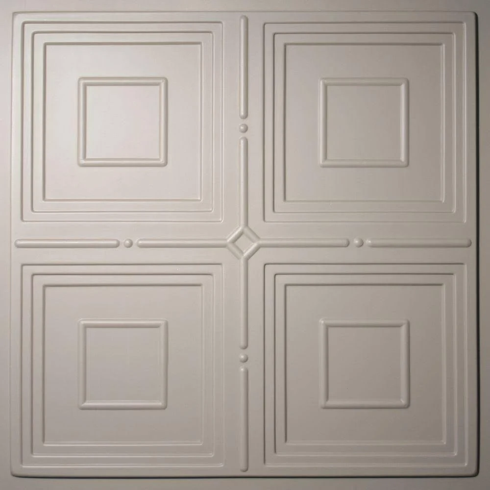 Ceilume Jackson Latte 2 ft. x 2 ft. Lay-In or Glue-up Ceiling Panel (Case of 6)