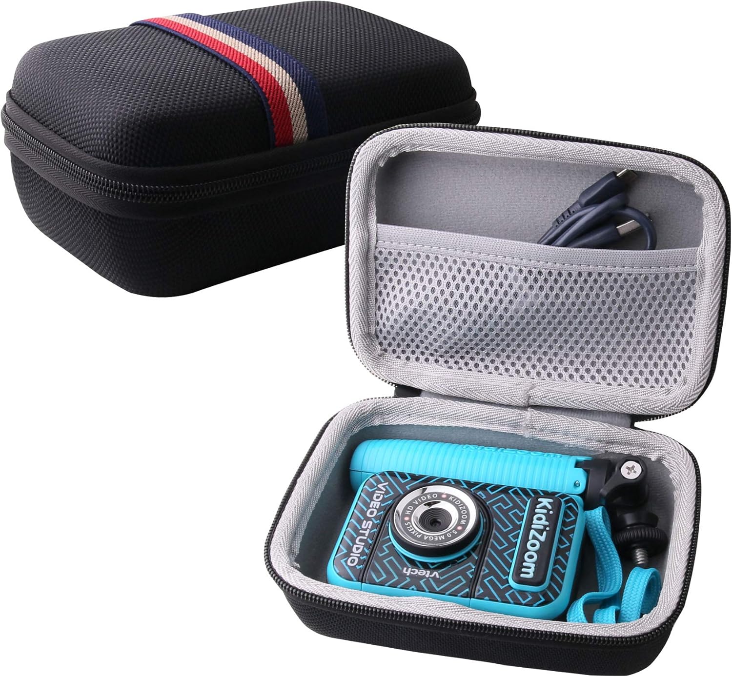 WERJIA Hard Carrying Case for VTech KidiZoom Creator Cam (Large Pink) Pack of 2