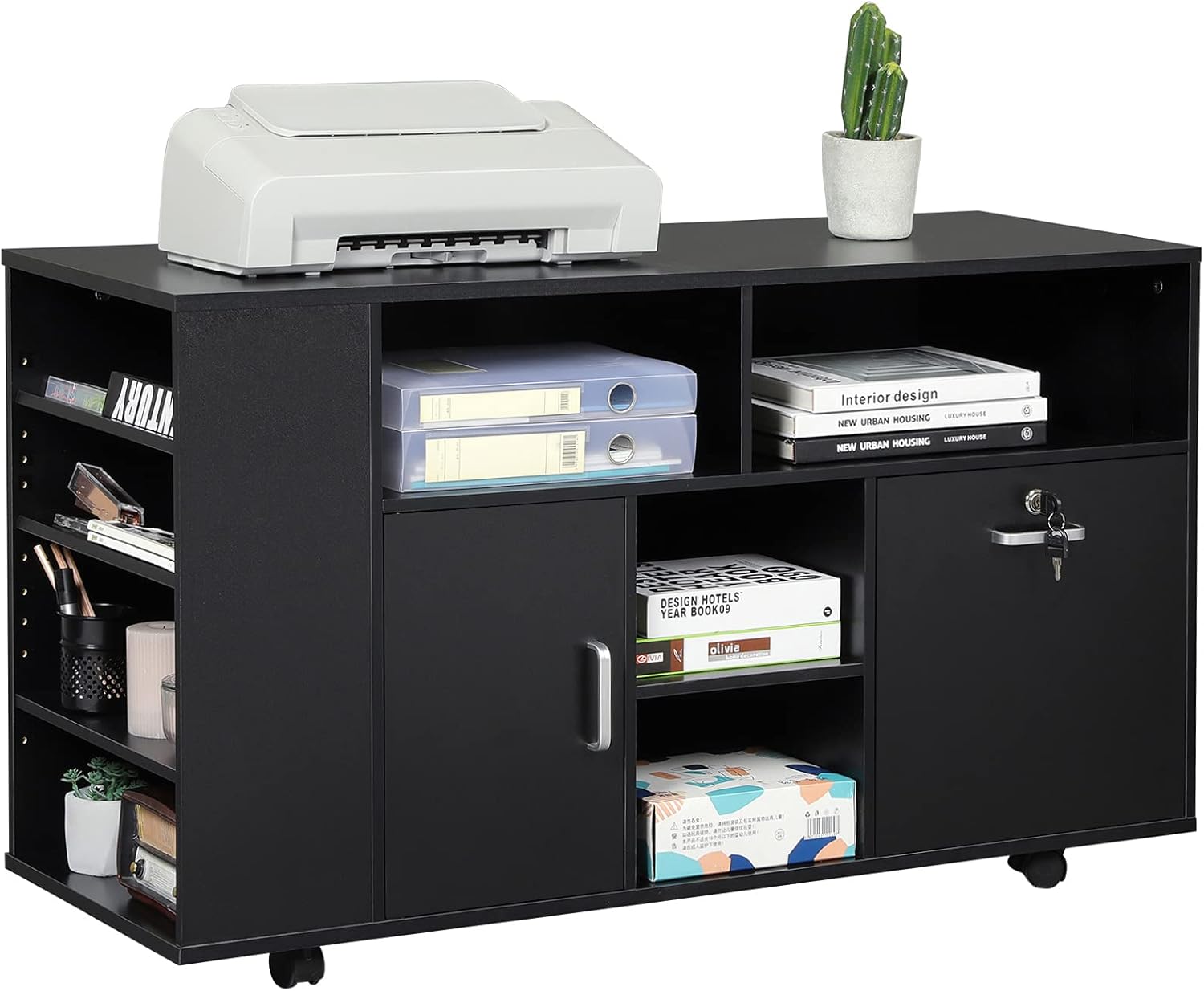 Itaar File Cabinet with Lock & A4/Letter Drawer, 44