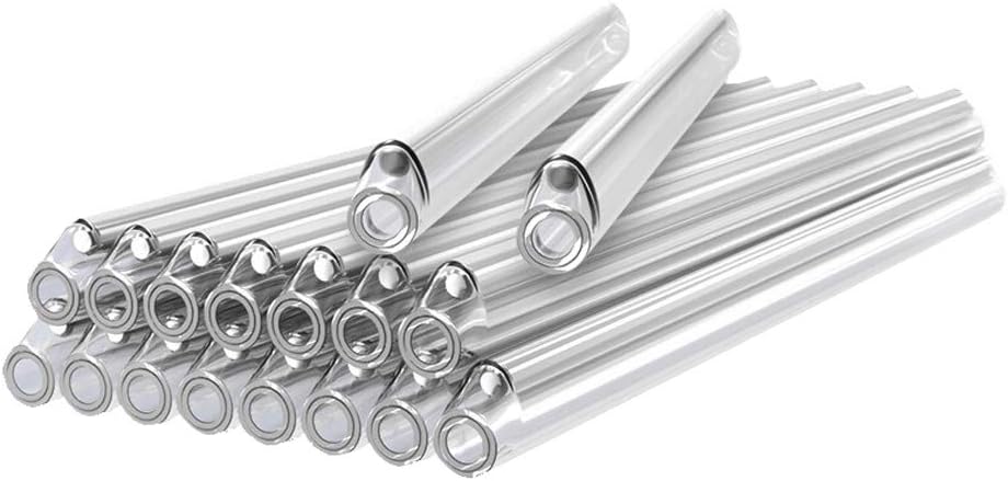 Preshrunk Fiber Optic Fusion Splice Protection Sleeves Clear, 900um Bare Fiber Heat Shrinking Tube | Premium Quality | 1000PCS [Dia 2.5mm,45mm] Pack of 2